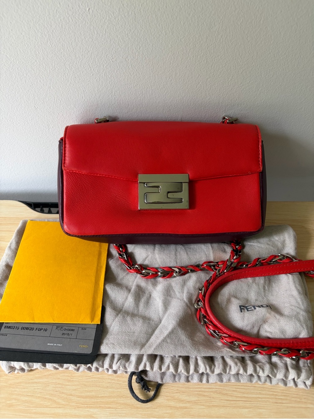 Fendi Baguette Red